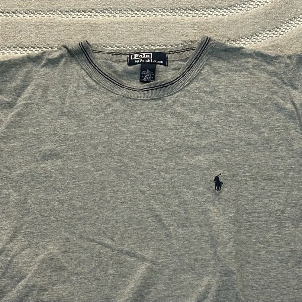 Vintage Polo Ralph Lauren Men’s Heather Grey Short Sleeve T-Shirt - L